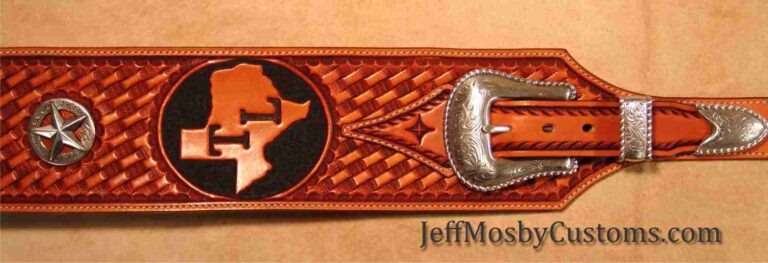 Western Guitar Strap by Jeff Mosby